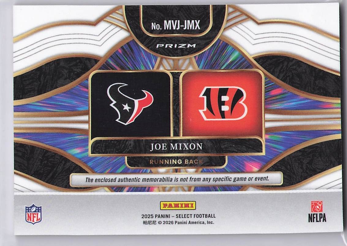 2025 Panini Select #MVJ-RDE Rico Dowdle Multiverse Jerseys Red Prizm