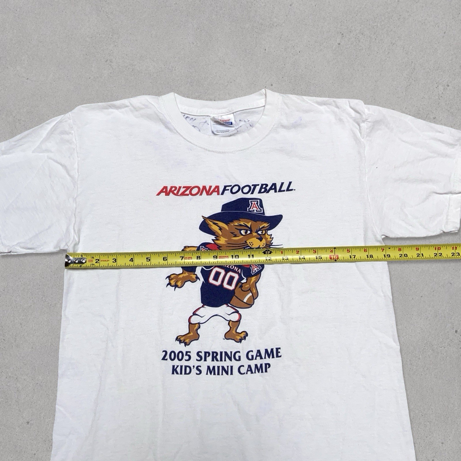 Vintage Arizona Wildcats Football 2005 Spring Game T Shirt Signed Size M