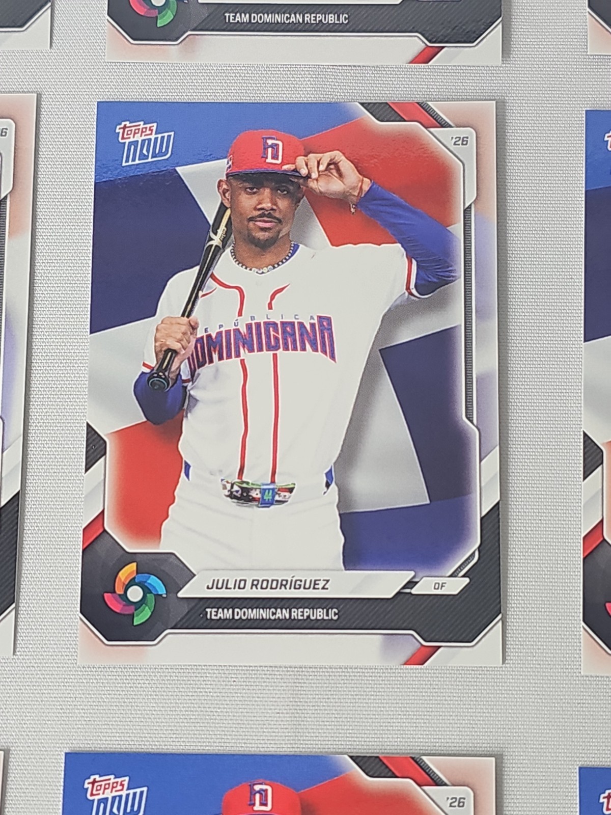 2026 World Baseball Classic Topps Now Team Dominican Republic 12 BASE CARDS