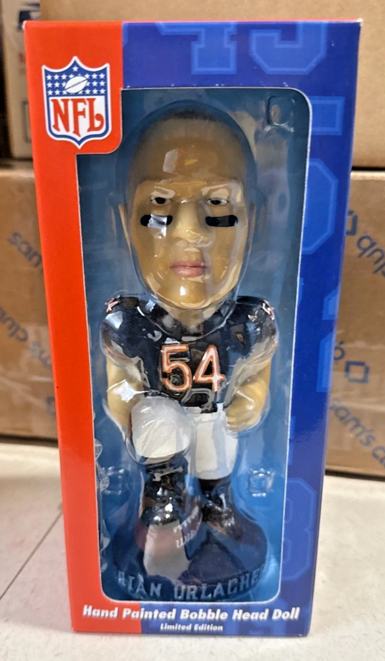BLOWOUT SALE Brian Urlacher Chicago Bears Resin Alexander Bobble Dobble NHL