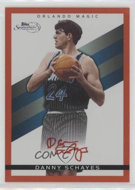 2008-09 Topps Signature Red Foil Facsimile 479/869 Danny Schayes #TS-DSC 1t5