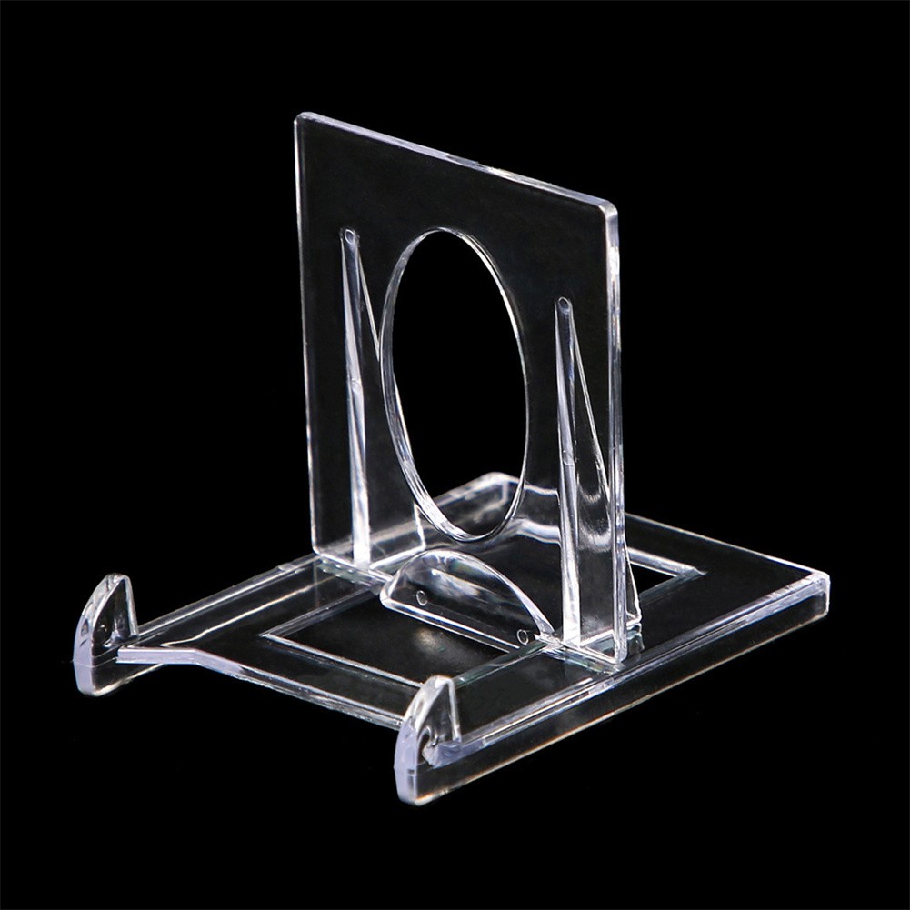 Adjustable Acrylic Stands Display Rack for Photos Crafts Office Desktop Storage