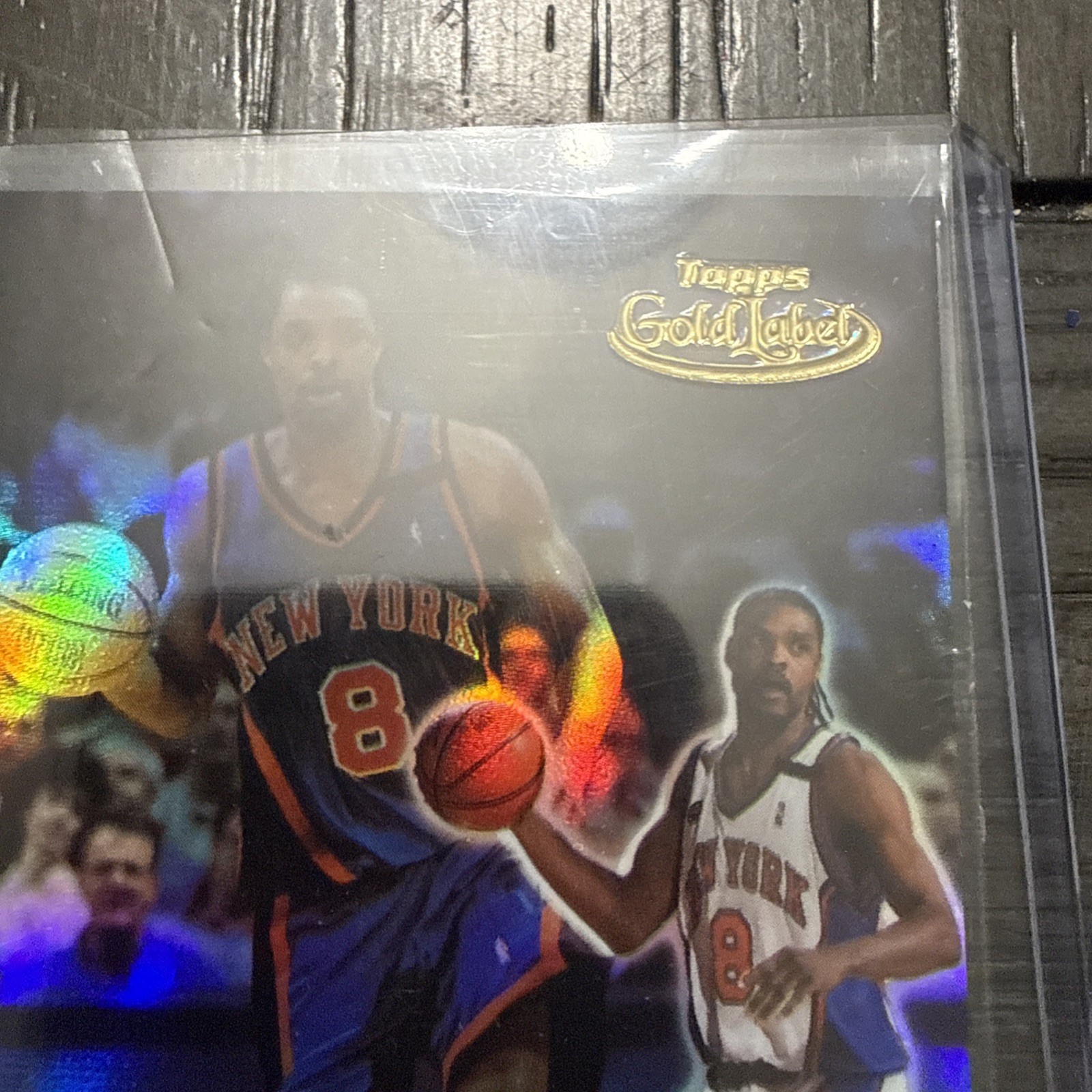 1999-00 Topps Gold Label Class 1 ERROR CARD Jamal Mashburn Latrell Sprewell 1/1