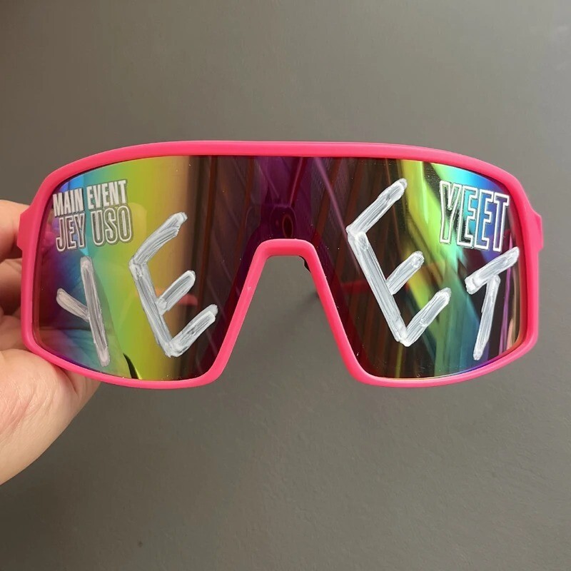 Jey Uso WWE Yeet Blue Sports Shades Glasses