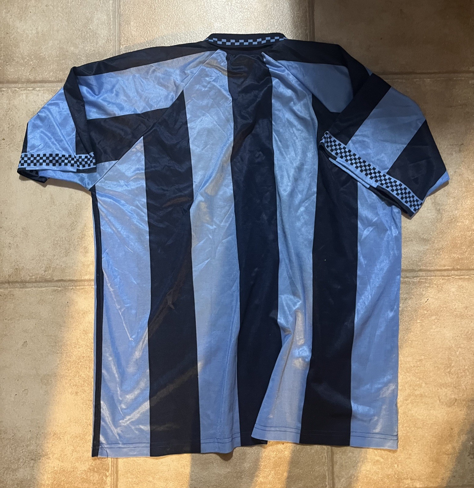 AUTHENTIC COVENTRY CITY FC LE COQ SPORTIF 1996-1997 HOME SOCCER JERSEY XL.