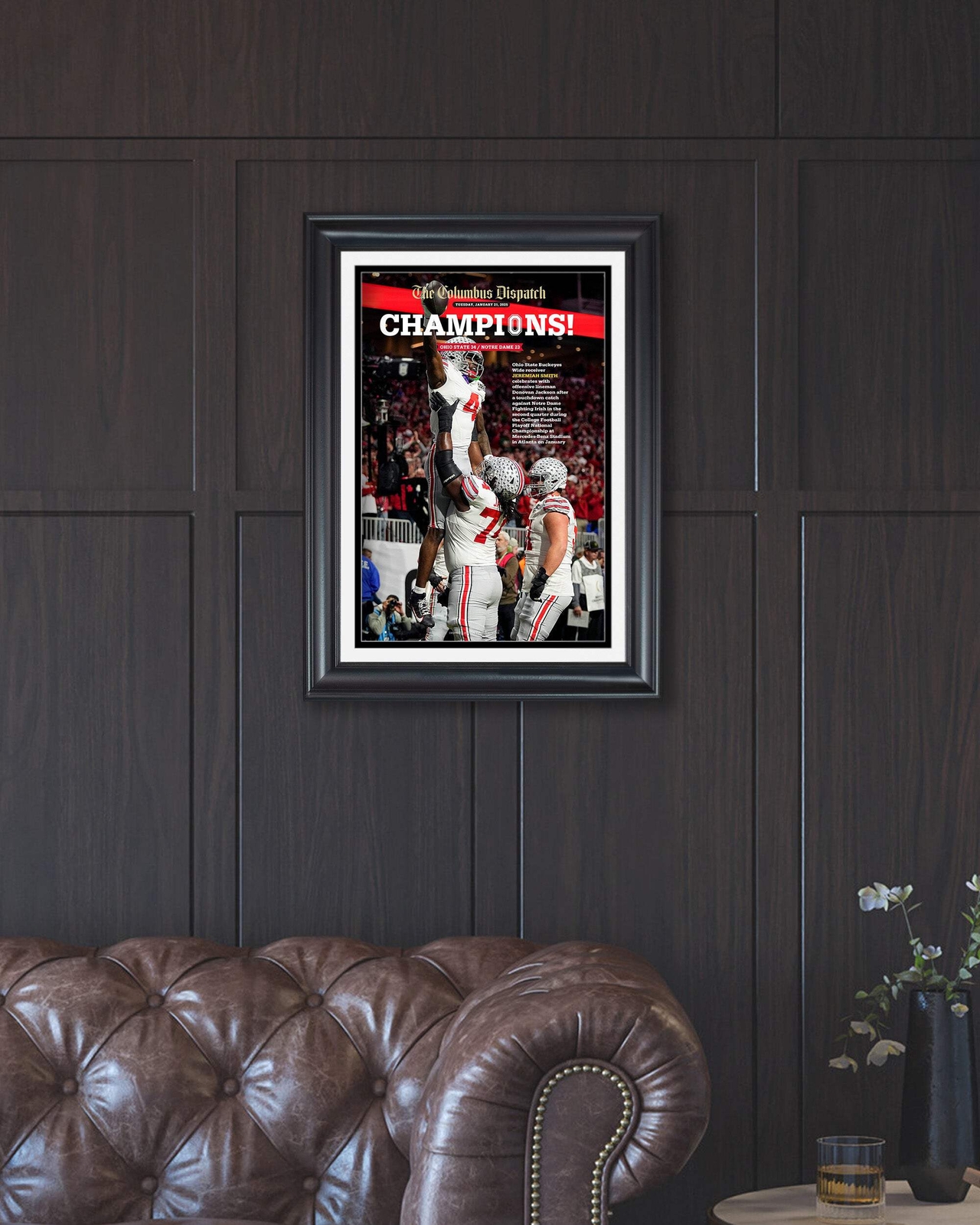 2025 Ohio State Buckeyes National “CHAMPIONS” Special Edition Newspaper