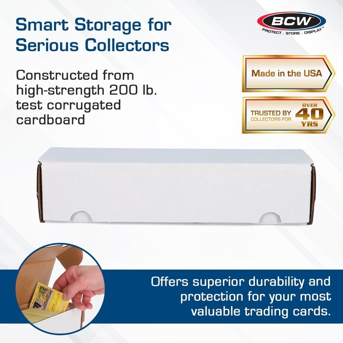 10 BCW 660 Count Corrugated Cardboard Boxes Baseball Trading Cards Storage DEAL