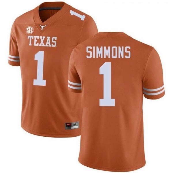 Colin Simmons Texas Longhorns Football Jersey – NWT – Multiple Sizes/Colors
