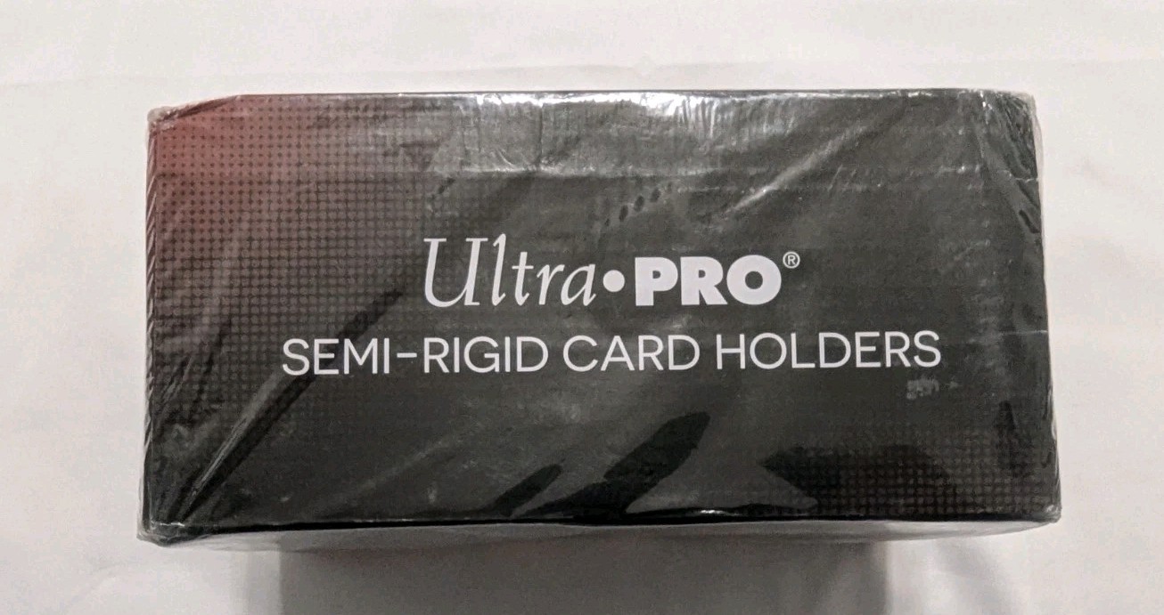 200 Count Ultra PRO 1/2″ Lip Semi-Rigid Card Holders for Standard Size Cards