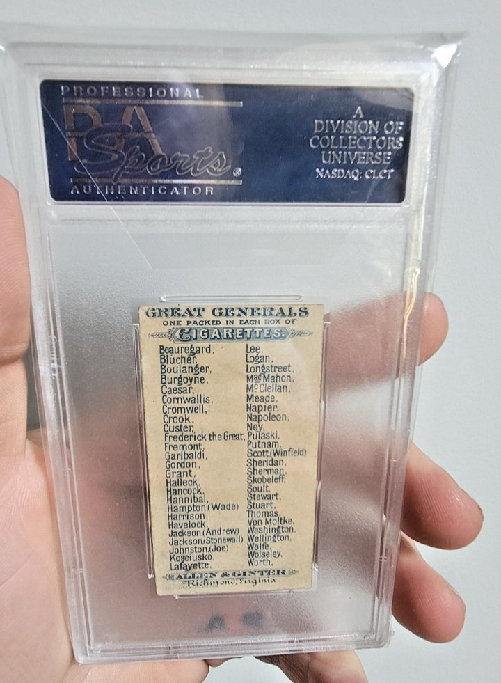 1888 N15 Allen & Ginter Great Generals ~ HARRISON ~ PSA 5 ~ Excellent ~ Tough