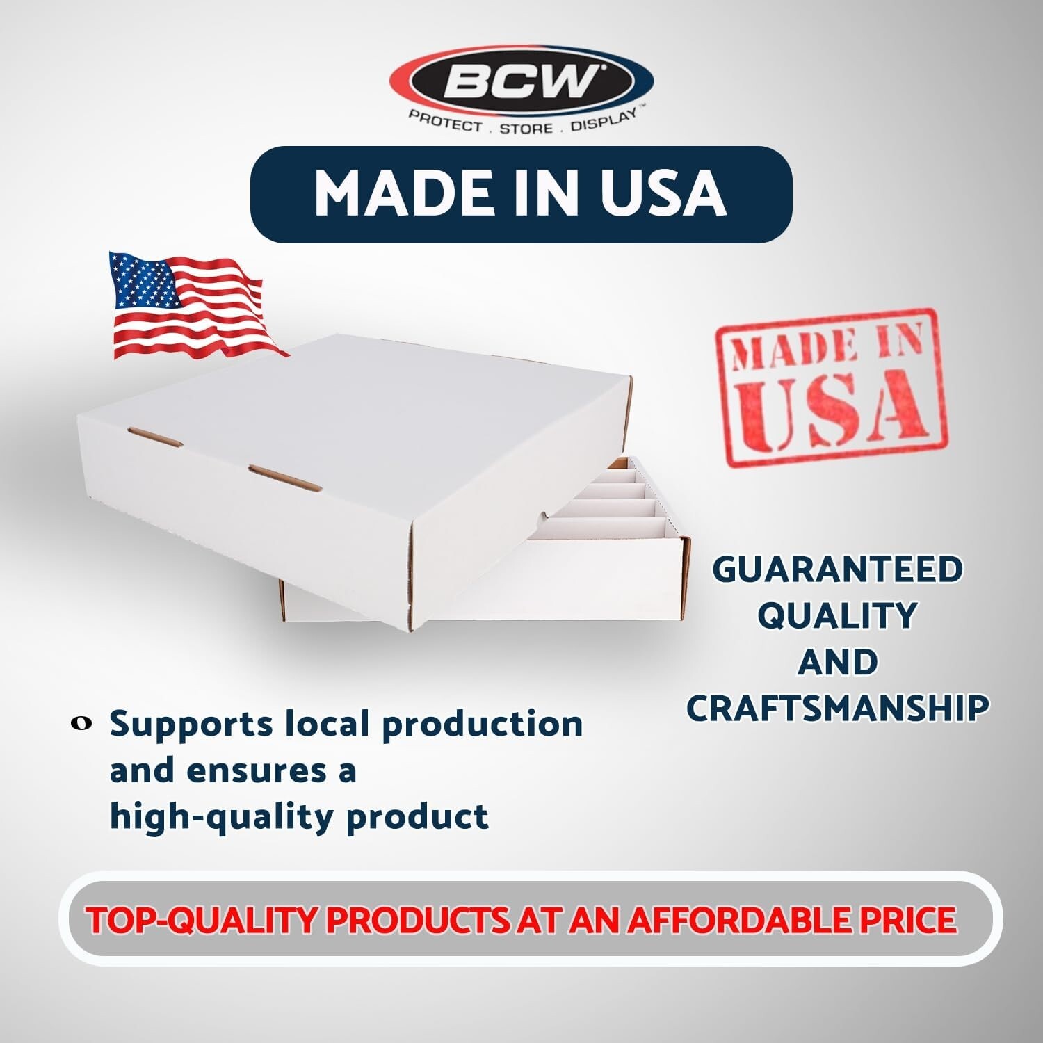 5 BCW 5000 Count Card Boxes Baseball Sport Gaming Cards Storage Full Lid Monster