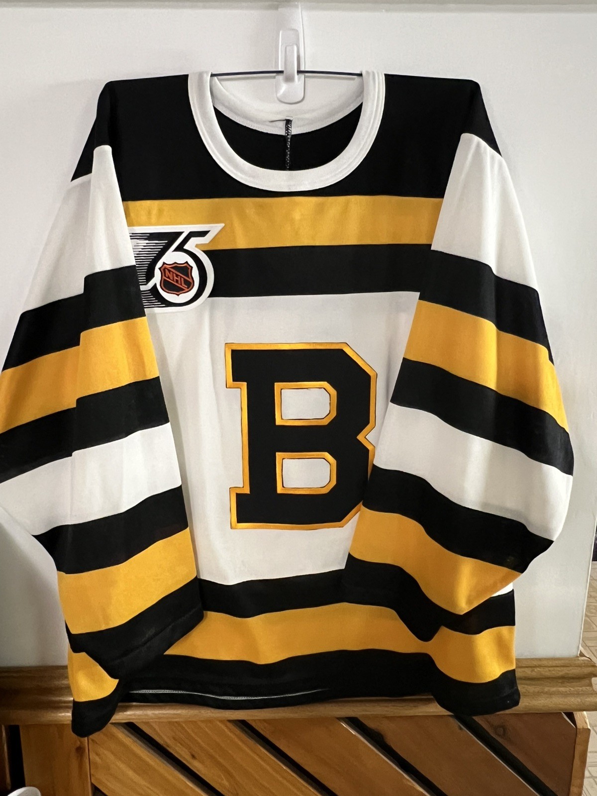 Ray Bourque Boston Bruins 1991-92 TBTC 75th Jersey CCM Large