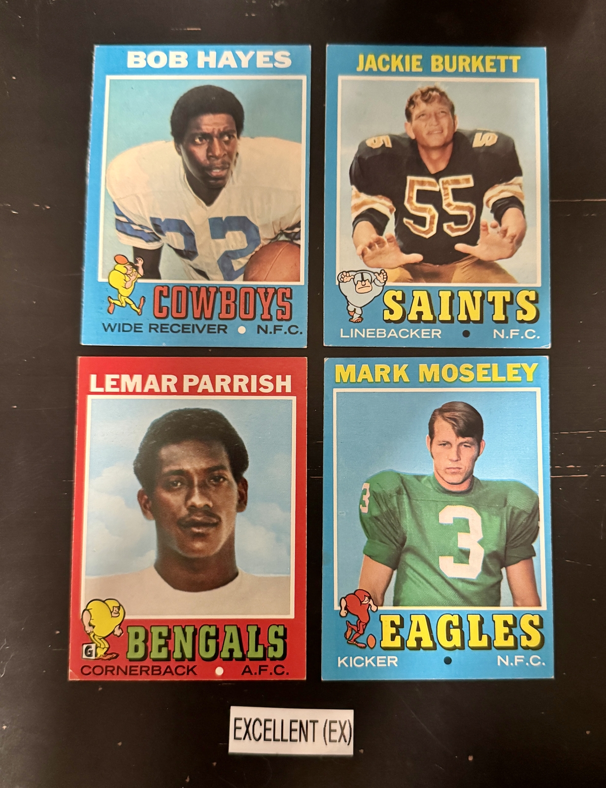 1971 Topps Football Cards 101-263 (P-NM) – You Pick – Complete Your Set
