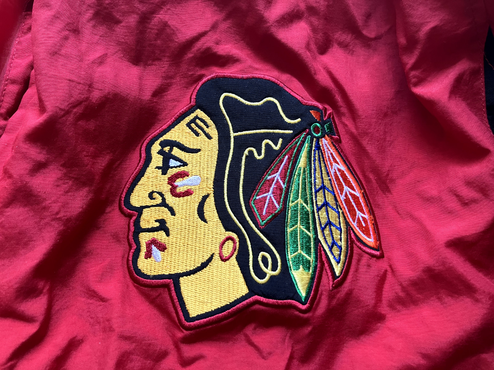 Majestic Chicago Blackhawks Jacket Chest 28 inches Length 30 inches