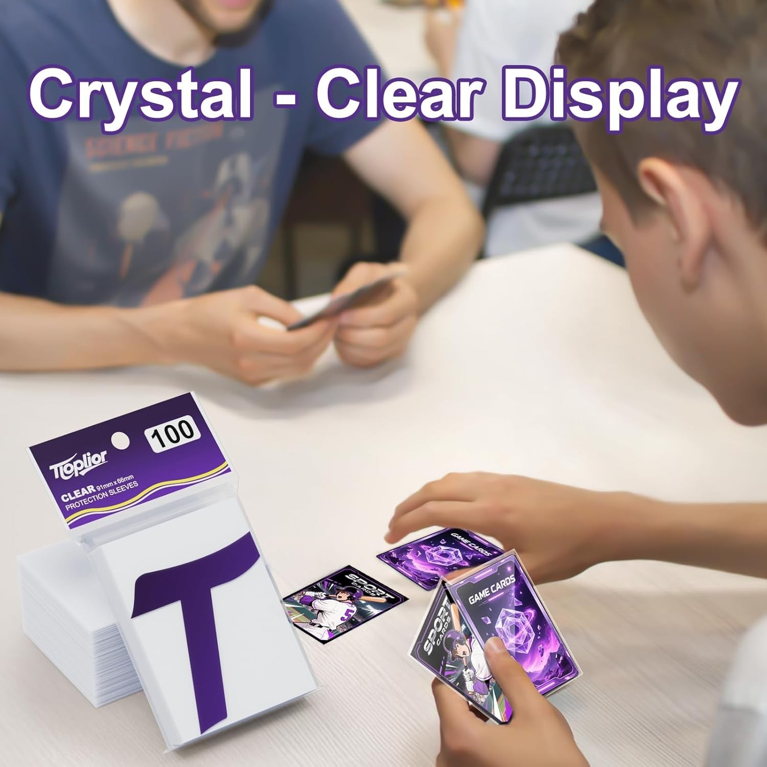 200 Soft Plastic Card Protectors – Ideal for Baseball, MTG, TCG Collections