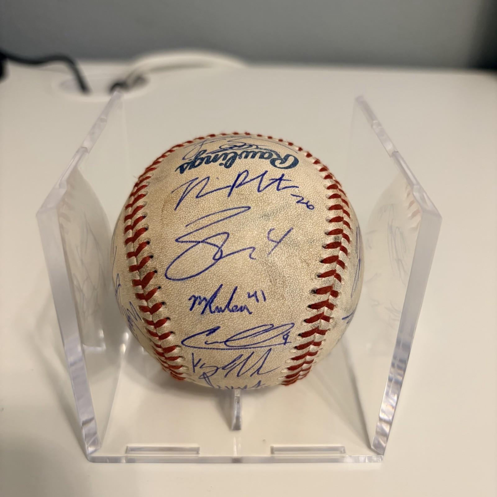 Tulsa Drillers 2026 Autographed Team Ball Official GU MiLB 21 Sigs AA Dodgers