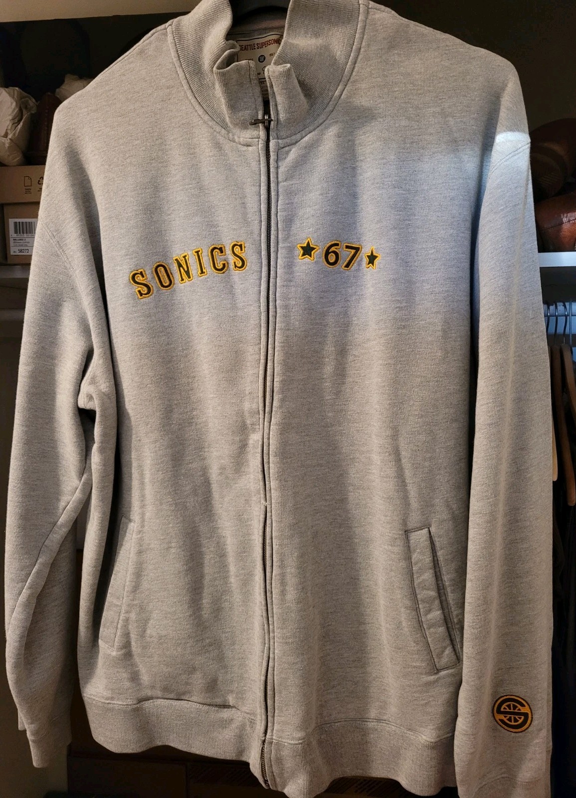RARE Vintage Seattle SuperSonics ’67 HERITAGE COLLECTION Unique Full Zip Jacket