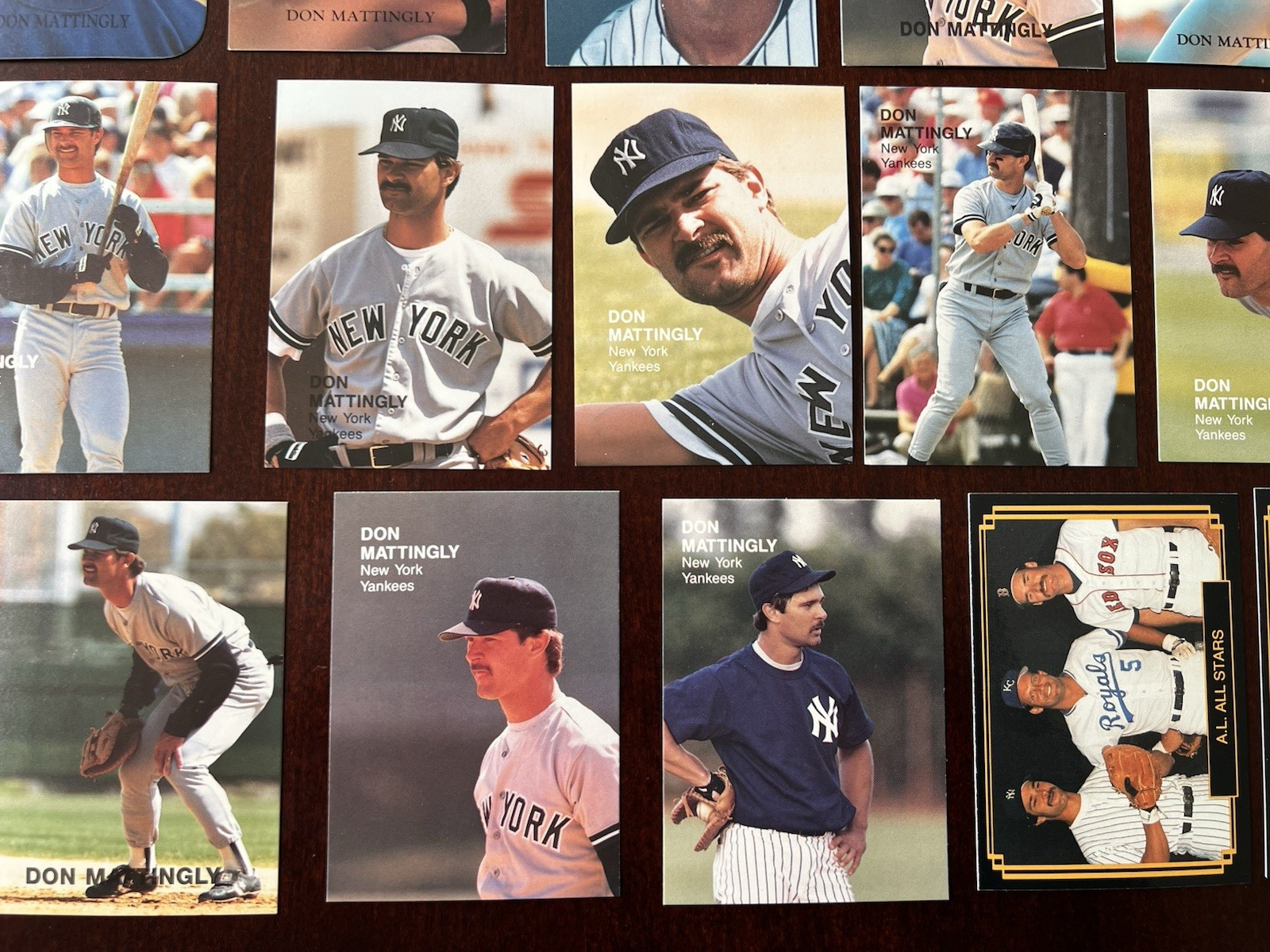 35 Card Lot: 1987 1988 1989 1990 Don Mattingly Oddball Cards Broder Classic MVP