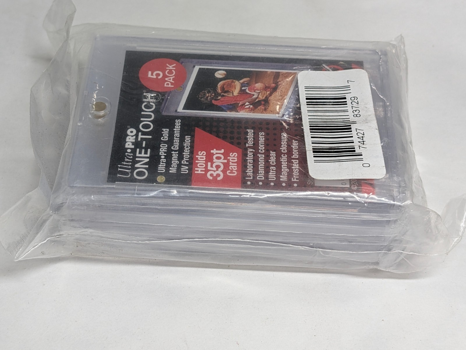Ultra Pro One-Touch Magnetic Card Holder 35pt Point – 5 PACK