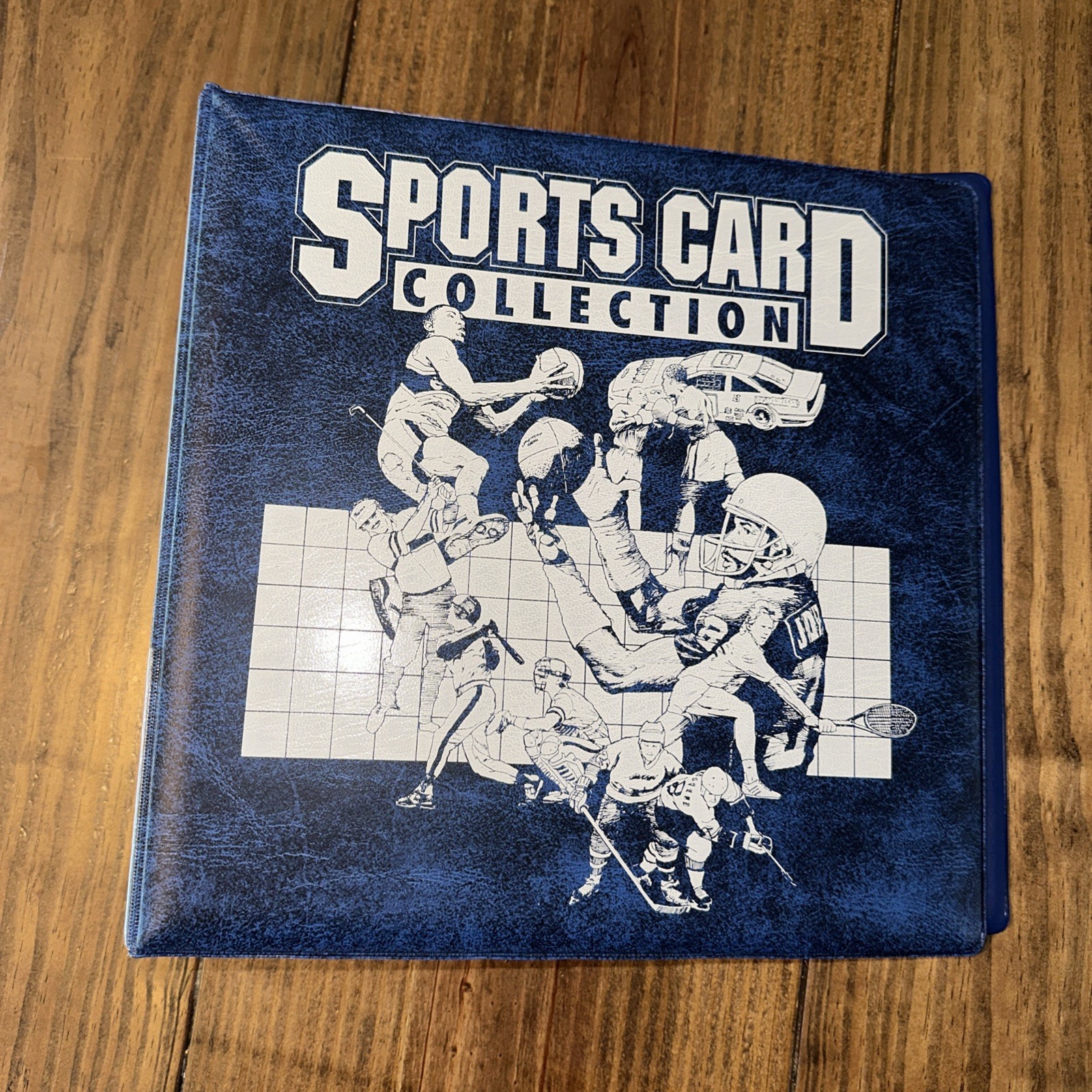 1 BCW 3″ Heavy Duty D-ring Blue Sports Card Collection Binder Album