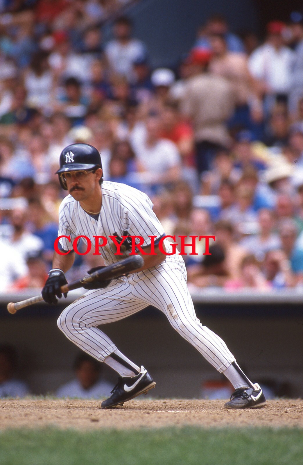 WAYNE TOLLISON – NEW YORK YANKEES – Vintage 35mm Baseball Slide 4.2a