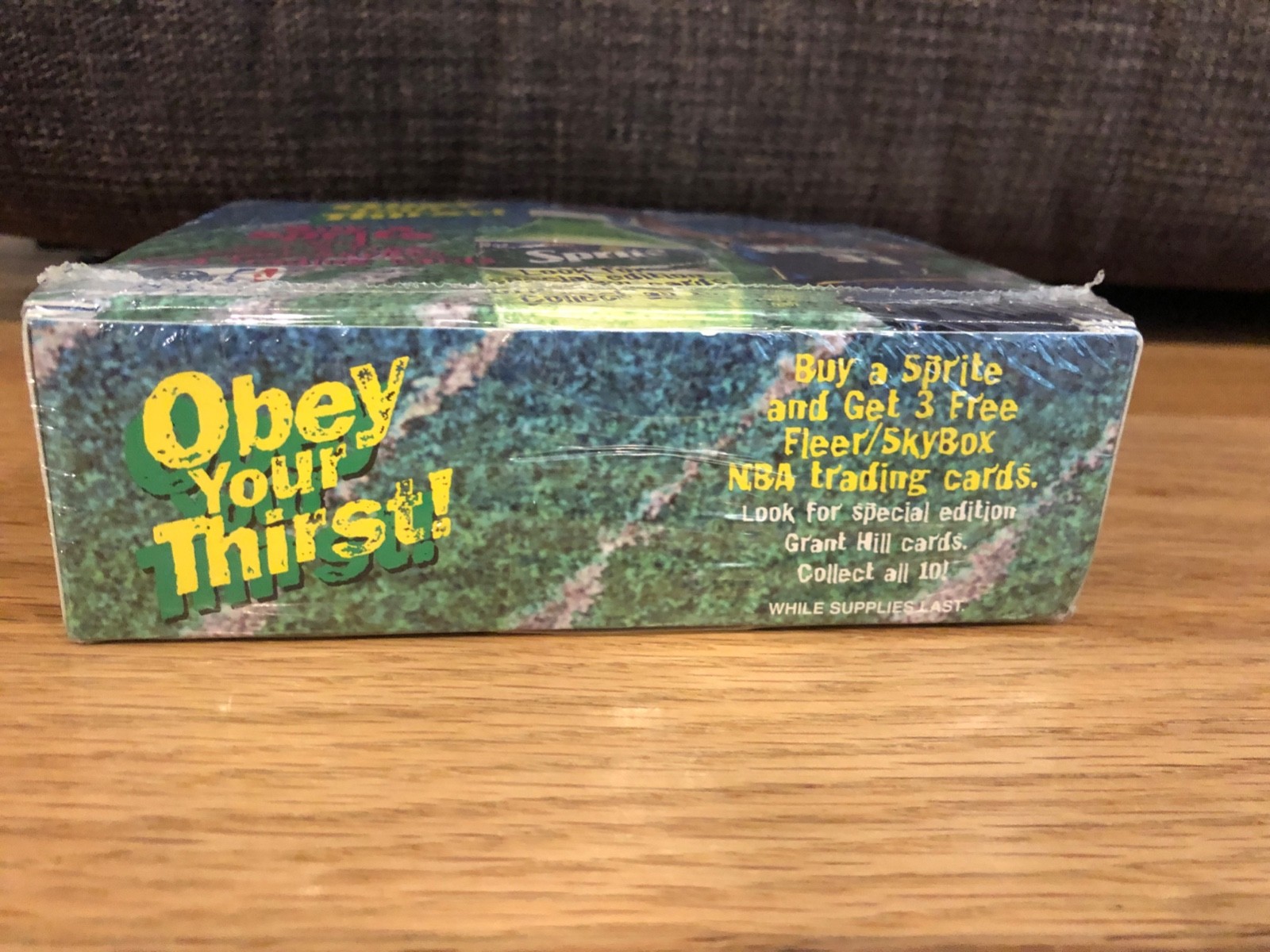 1996-97 Fleer Sprite NBA Basketball Factory Sealed Box Kobe? Iverson?