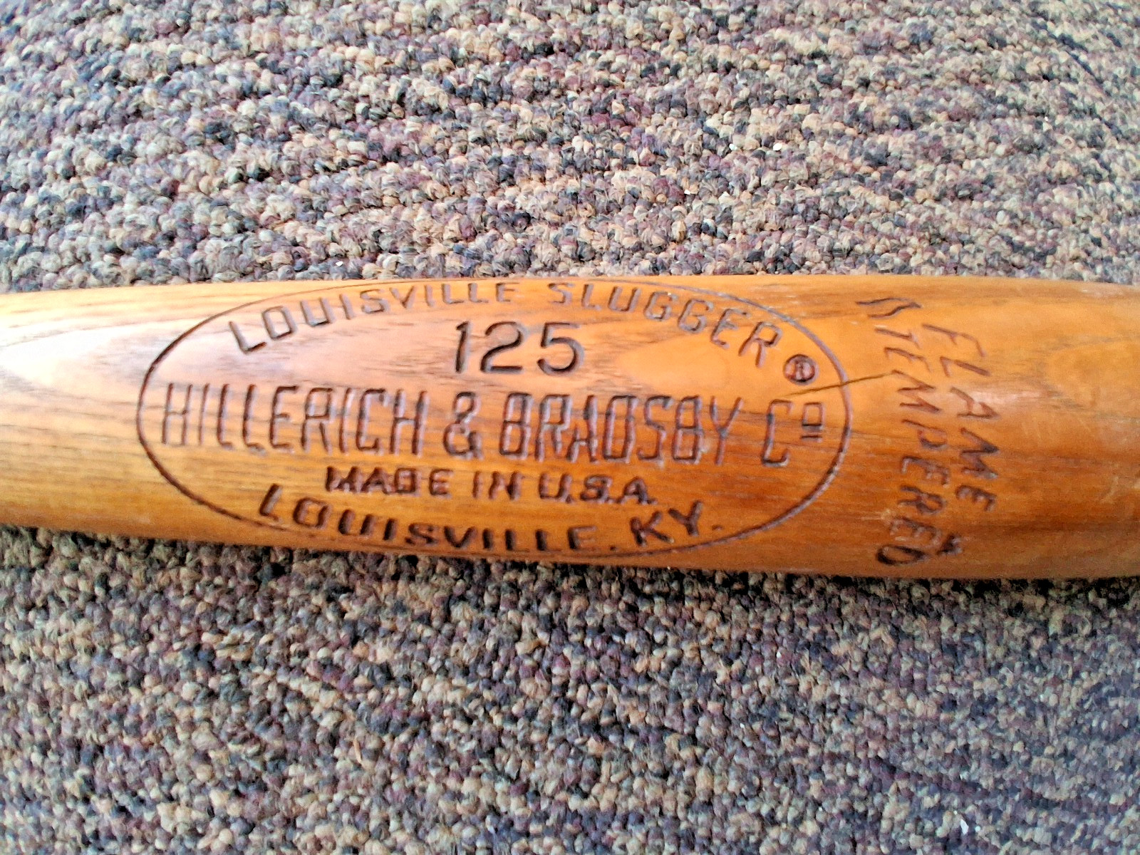 VTG JR4-1/2 Jackie Robinson Baseball Bat Hillerich Bradsby Louisville Slugger