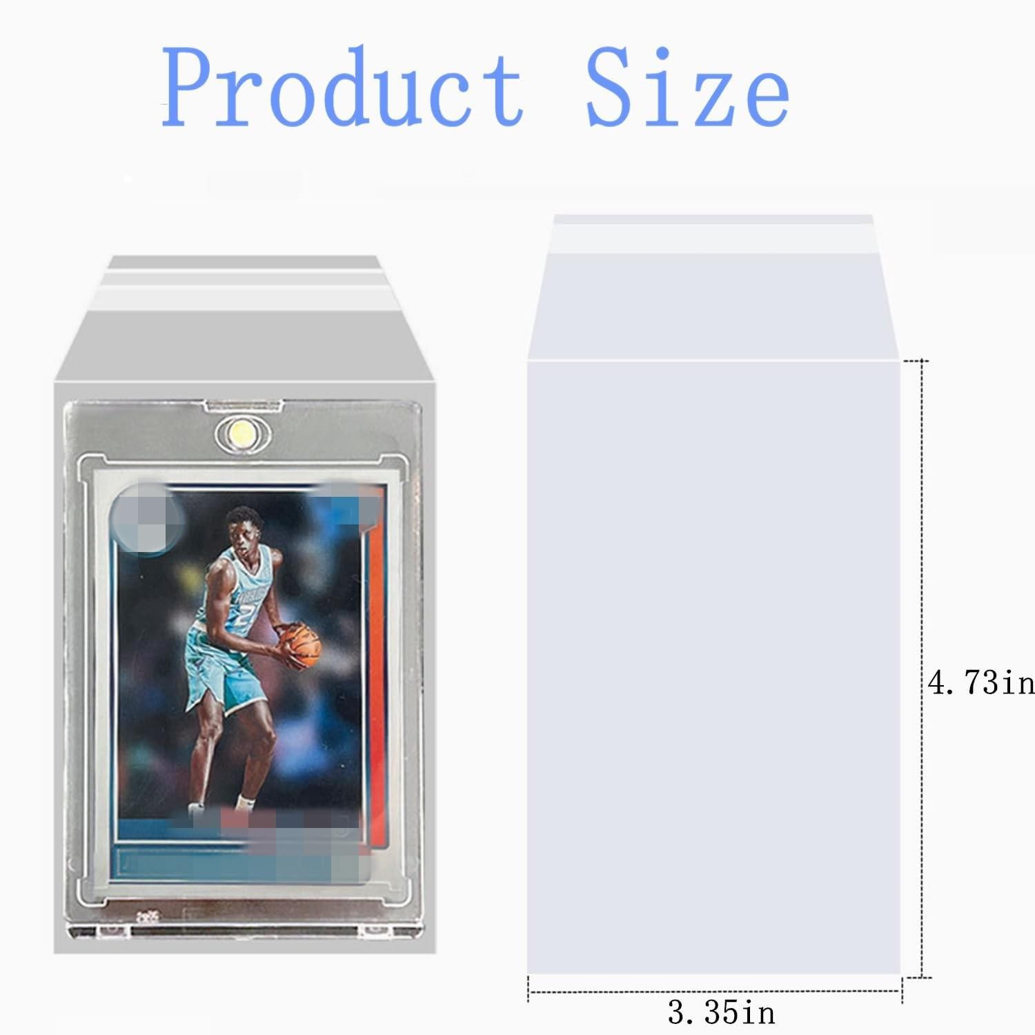 200pcs Resealable Team Bags for One Touch Card Holders 35pt-130pt, Fit Sleeve…