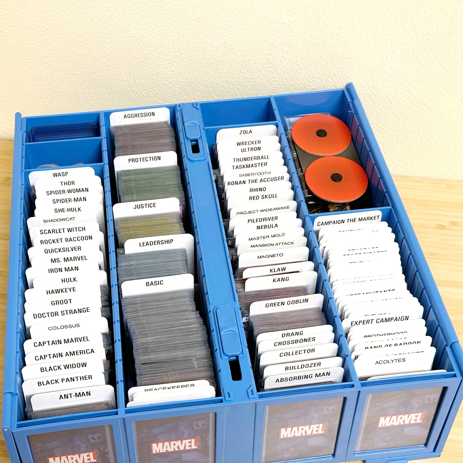 BCW Collectible Card Bin Hold Gaming Sport Toploaders Magnetic / Deck 3200 Box