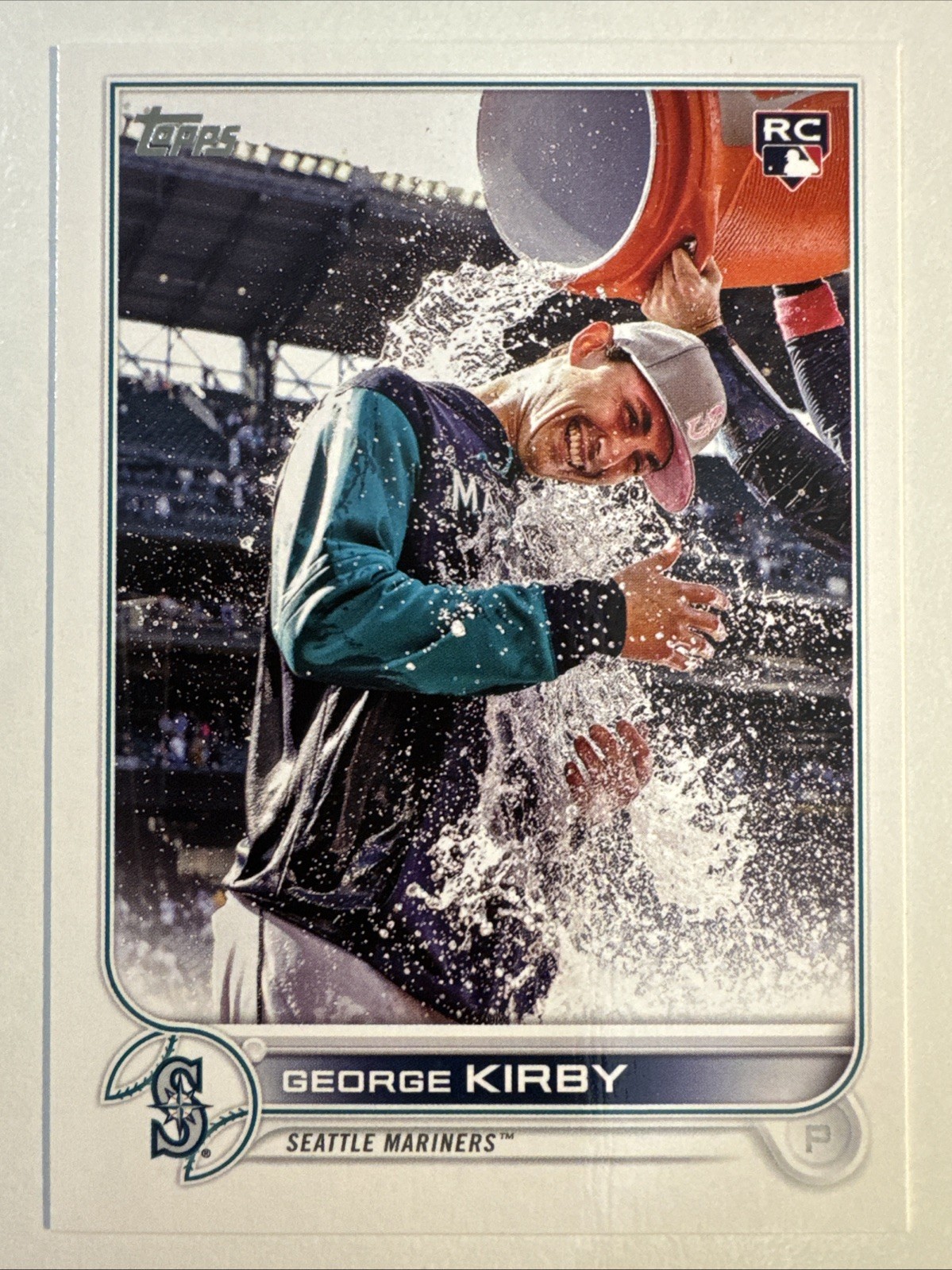 2022 Topps Update George Kirby Rookie RC SP Image Photo Variation #US207