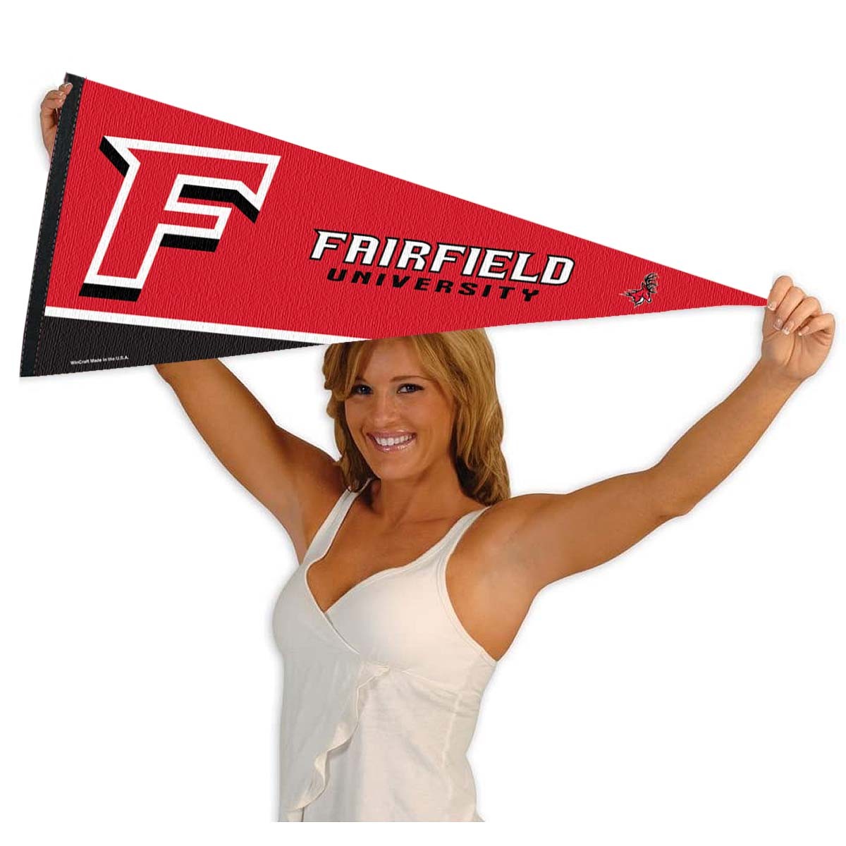 Fairfield Stags Full Size 12 in X 30 in College NCAA Pennant