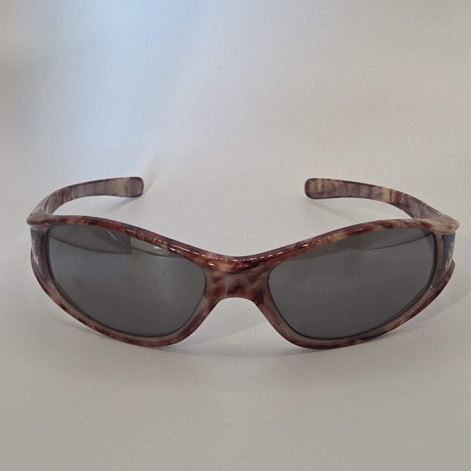 LSU Tigers Edge Wrap Sunglasses (NCAA) Licensed Adult Camo Football Fan