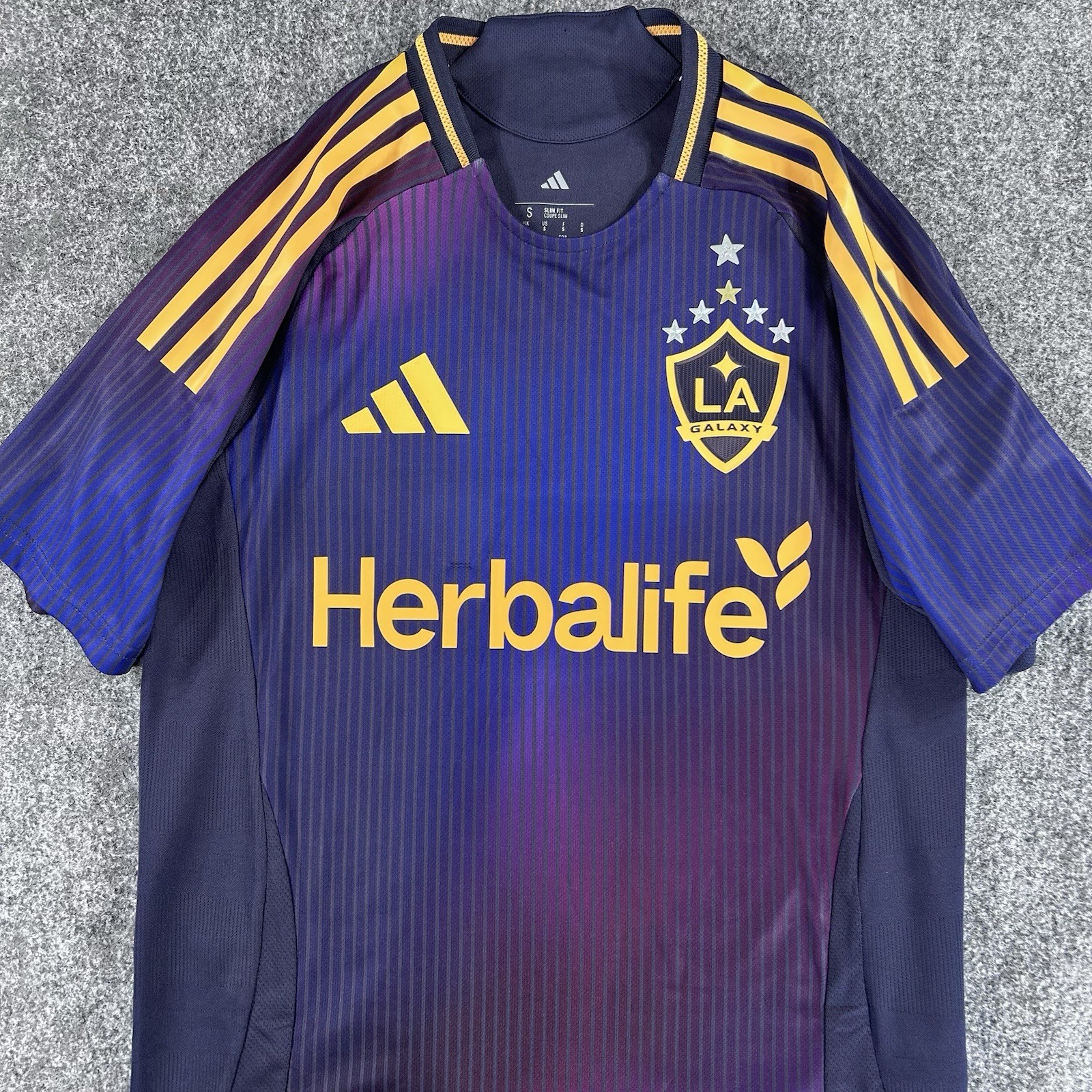 Los Angeles Galaxy Adidas Away 25/26 Purple Jersey Authentic Size Small NWT