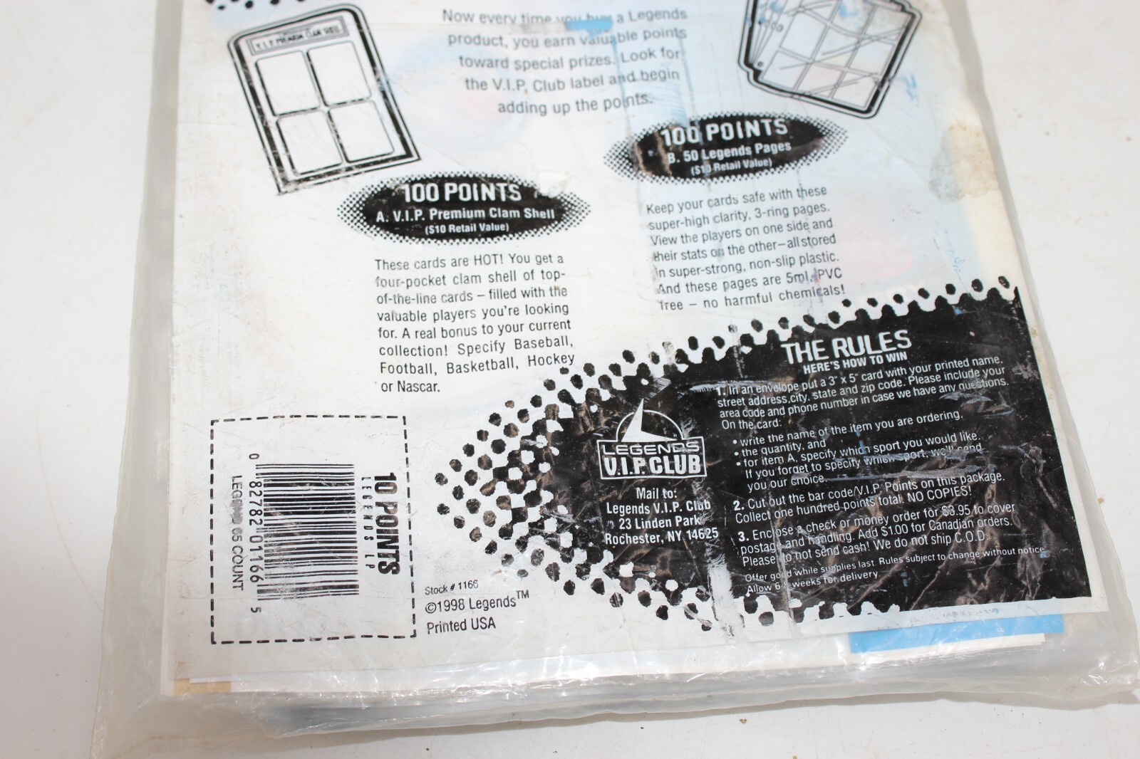 LEGENDS Trading Card Guard Pages 51 Pages 9 Pockets Per 1998 USA + Tab Dividers
