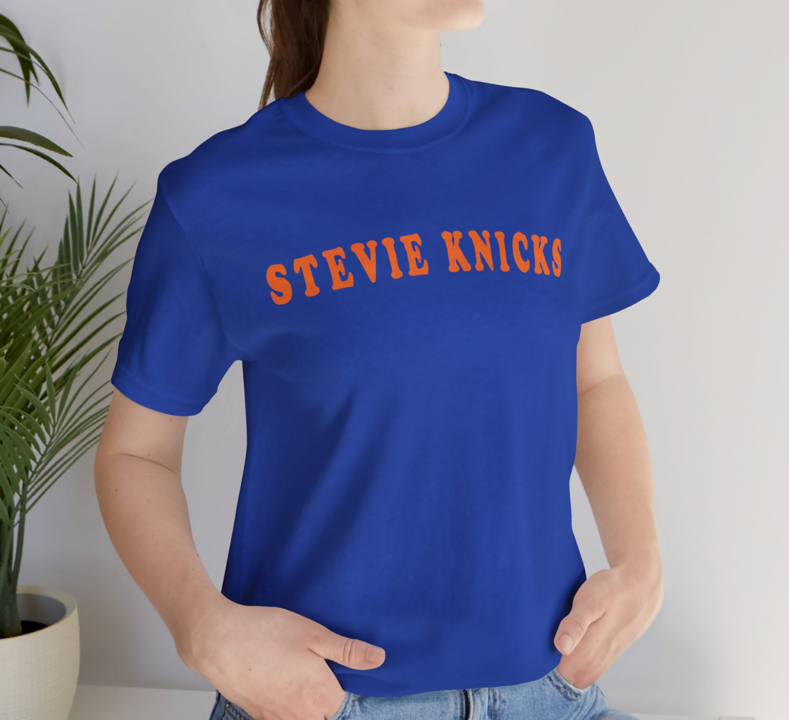 New Stevie Knicks Shirt – Taylor Tees – Blue and Orange