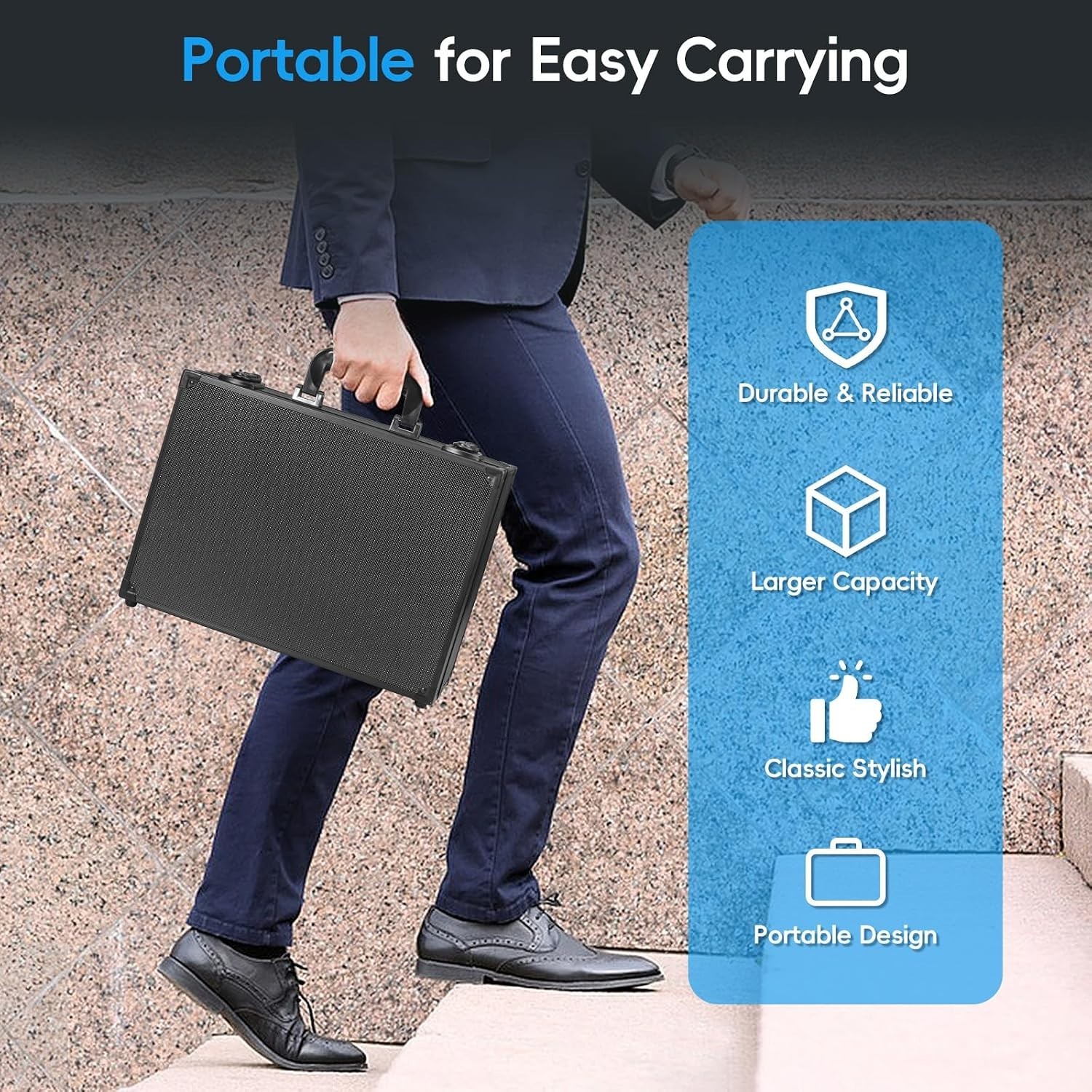 Trading Card Storage Box for 3″ X 4″ 35pt Toploaders 600+, Sturdy Secure Large