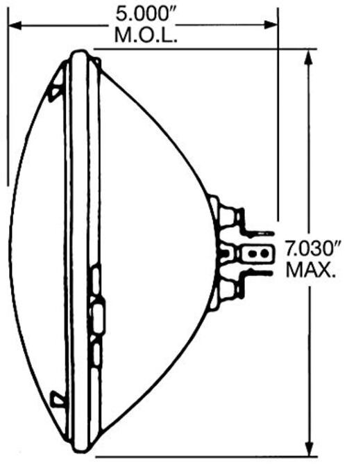 BriteLite H6024BL Headlight Box of 1 1 Count (Pack of 1)