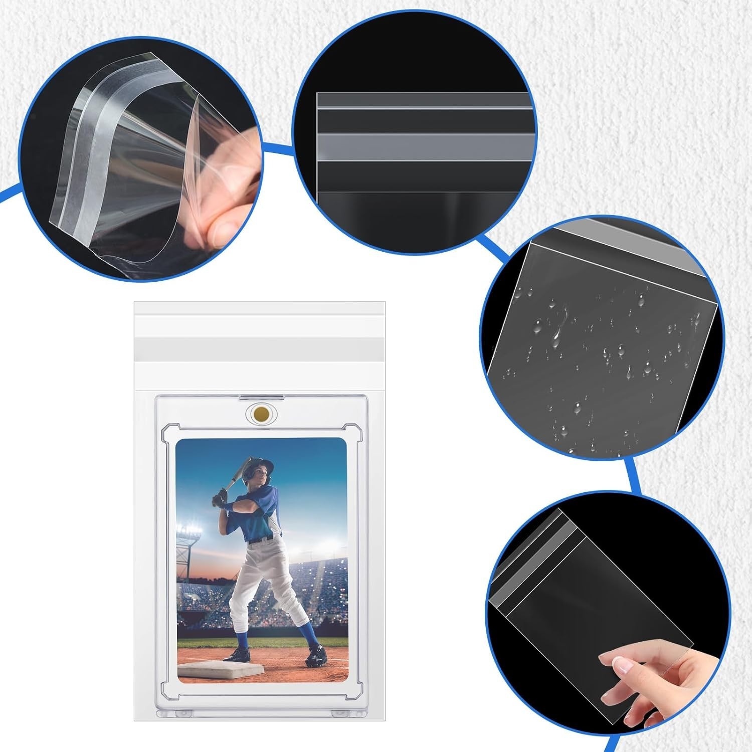 DEDC Team Bags for One Touch Magnetic Card Holder, Team Bags for Tradi