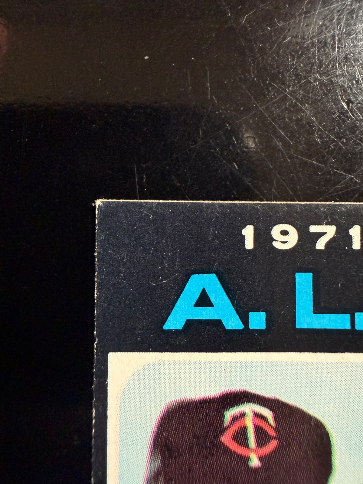 1971 Topps #692 Al Rookie Pitchers EX/EXMT MISCUT (ANGLE CUT)