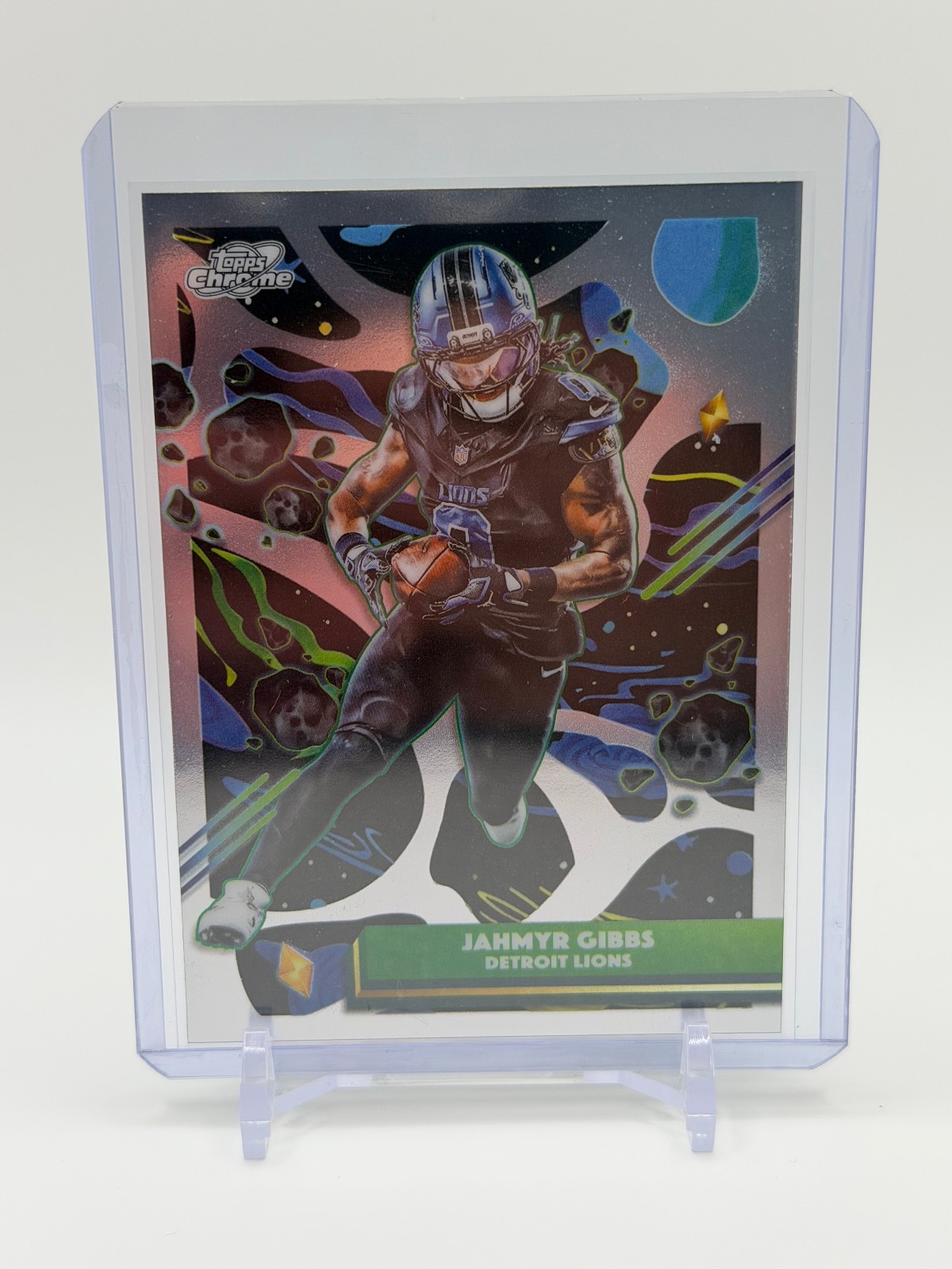 Jahmyr Gibbs 2025 Topps Cosmic Chrome #32