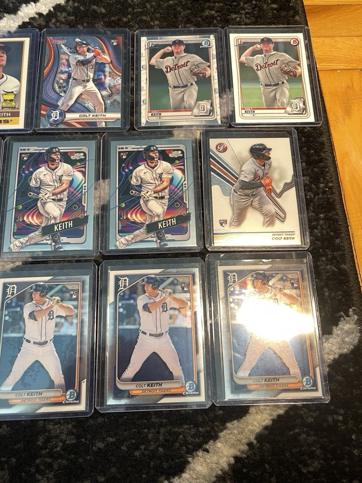 Huge Colt Keith RC 133-Card Lot Autos, Parallels, Inserts, Relic and Base.