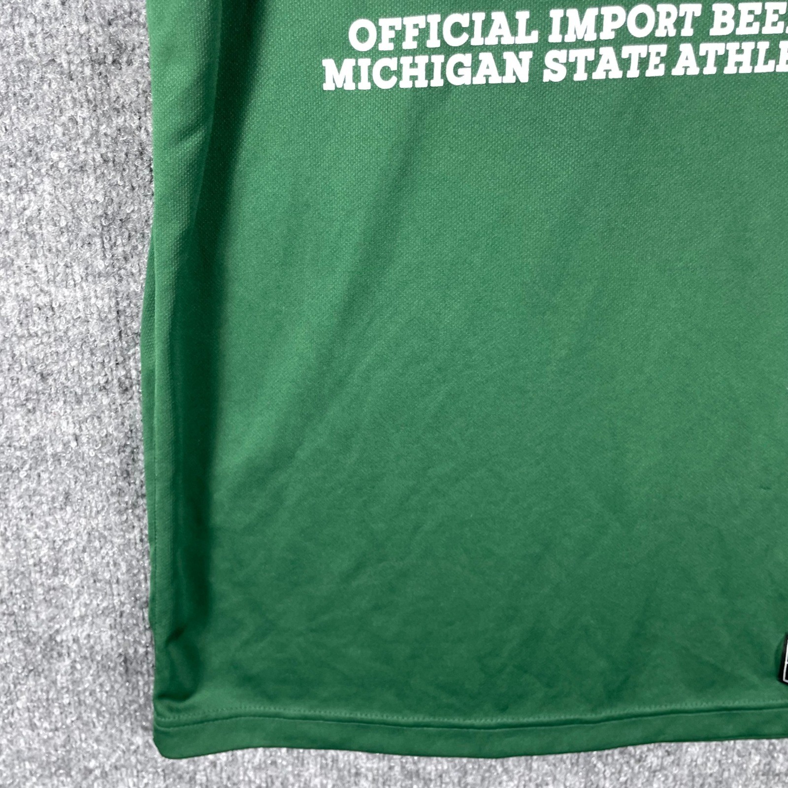 Nike Michigan State Spartans Jersey Mens Medium Green Labatt Blue Tank Summer