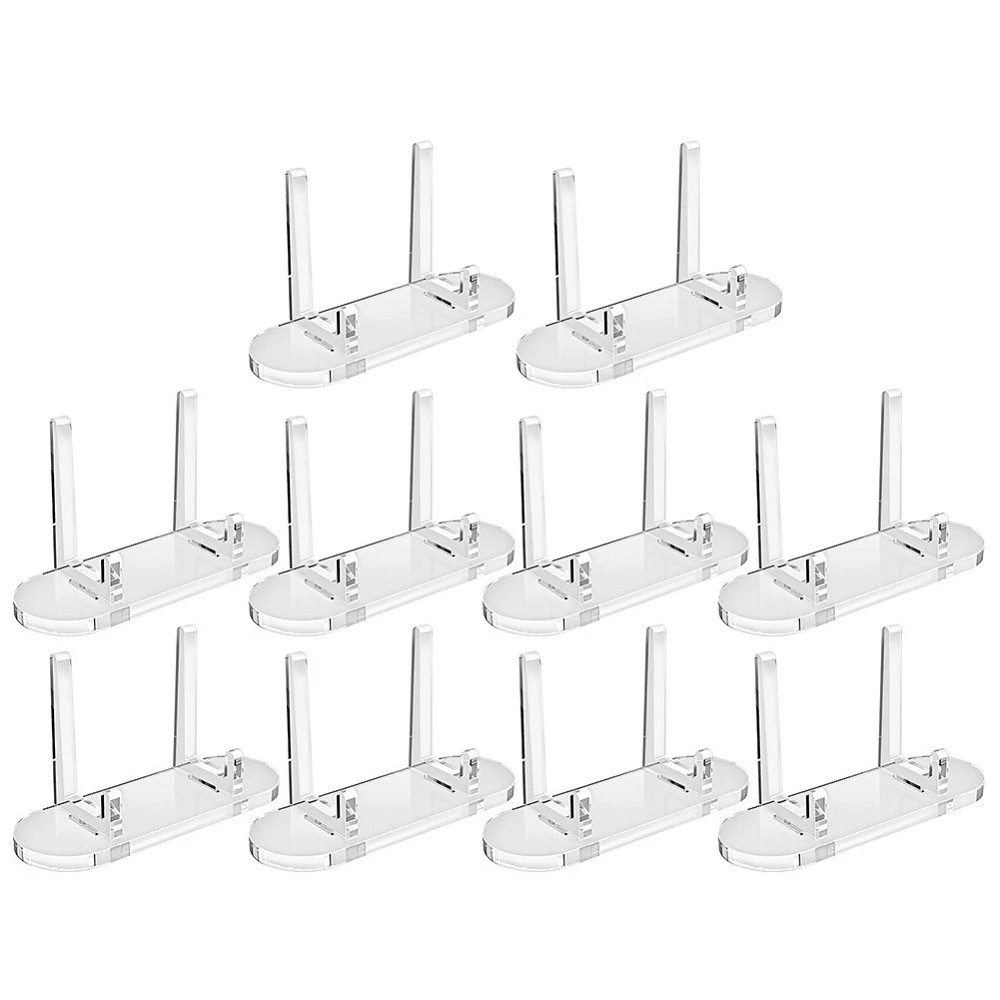 5PCS Clear Acrylic Trading Card Display Stands Graded Sports Card Display Holder