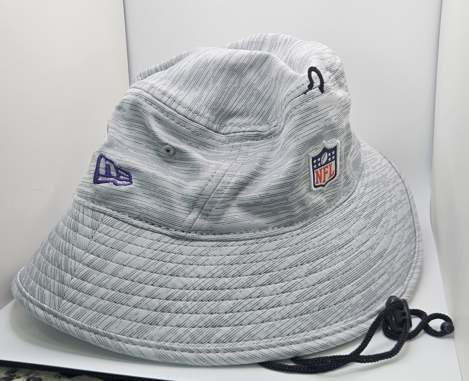 New Era Gray Minnesota Vikings 2021 NFL Training Camp Official Panama Bucket Hat