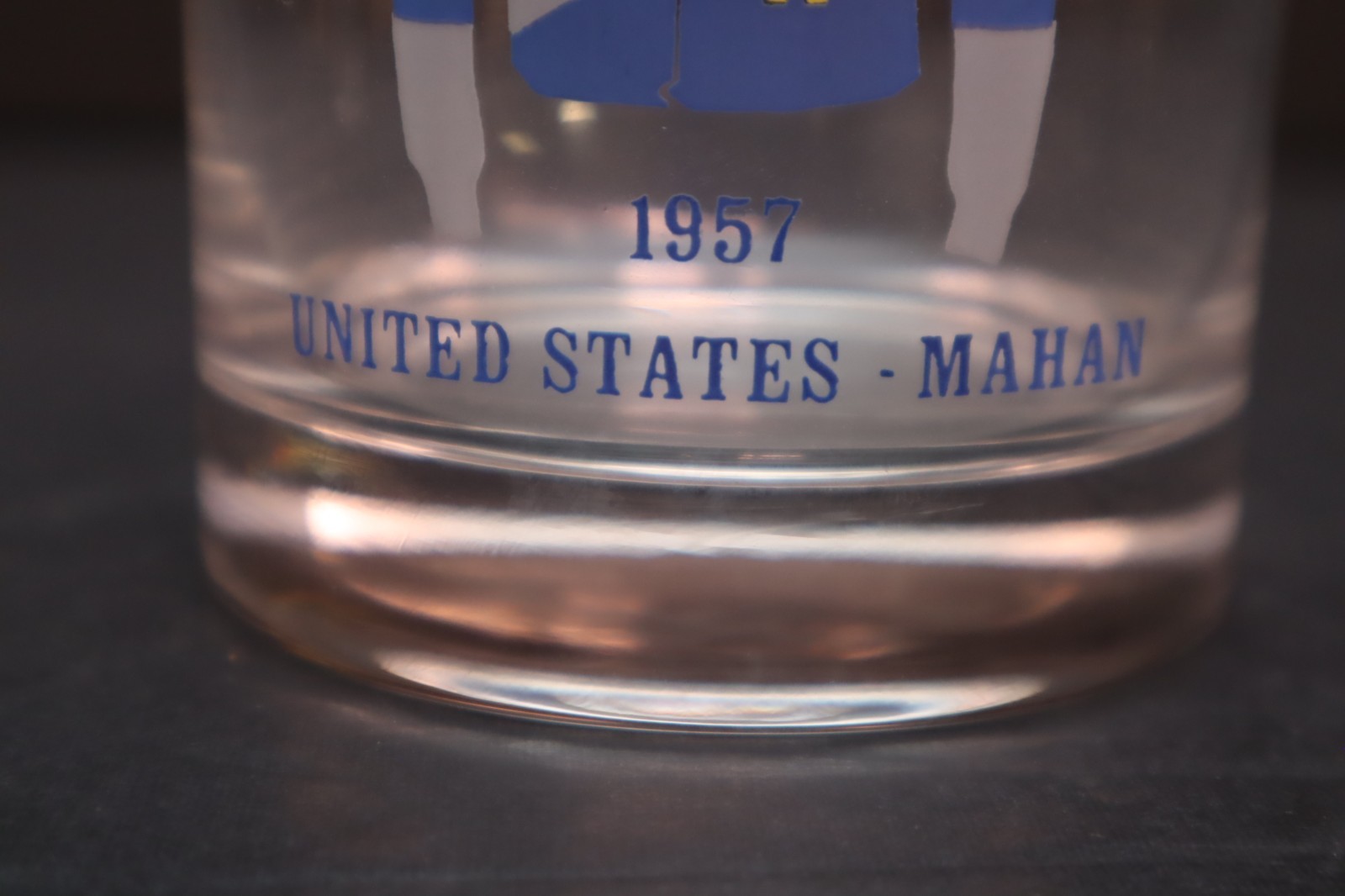 Washington D.C. International Horse Racing Glass Jockey Tumblers Glass 1956 1957