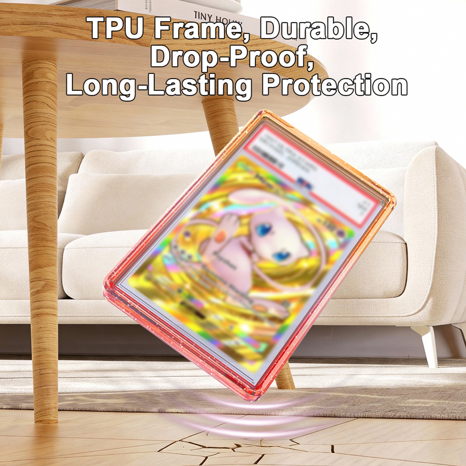 Graded Card Slab Bumper Case For PSA/CGC 35PT Gradient Protective Cover Soft TPU