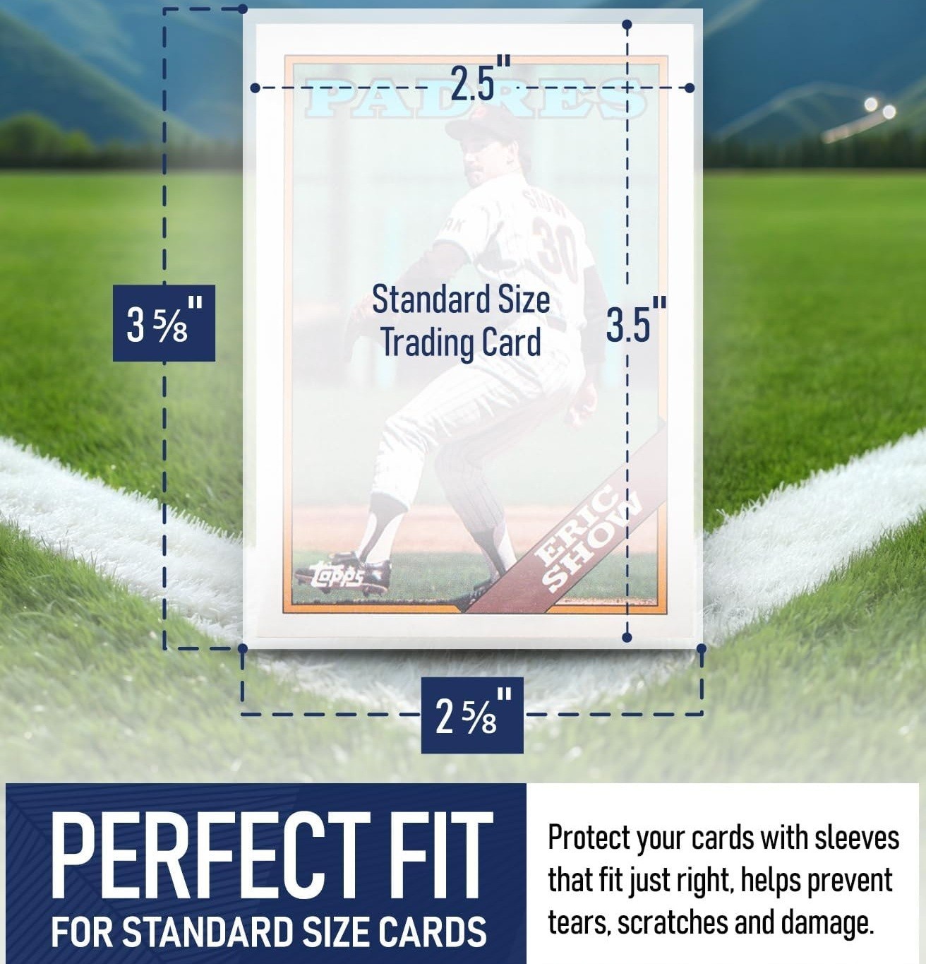 Premium Card Protector Sleeves for Standard Trading Cards – Ultra Clear Plastic