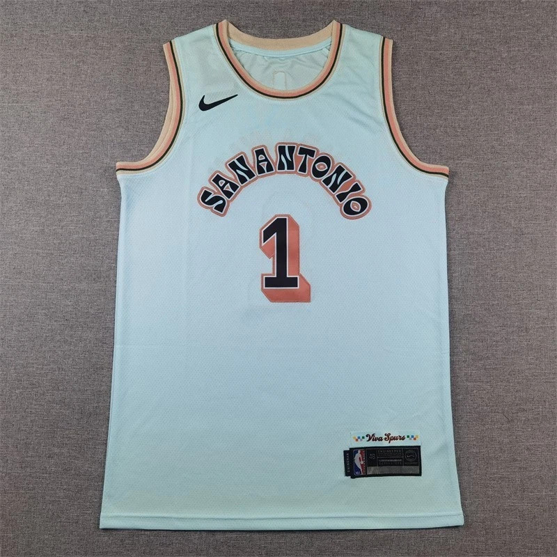 Free Tax New 2026 #1 Wembanyama Men’s Stitched Jersey 9 Colors