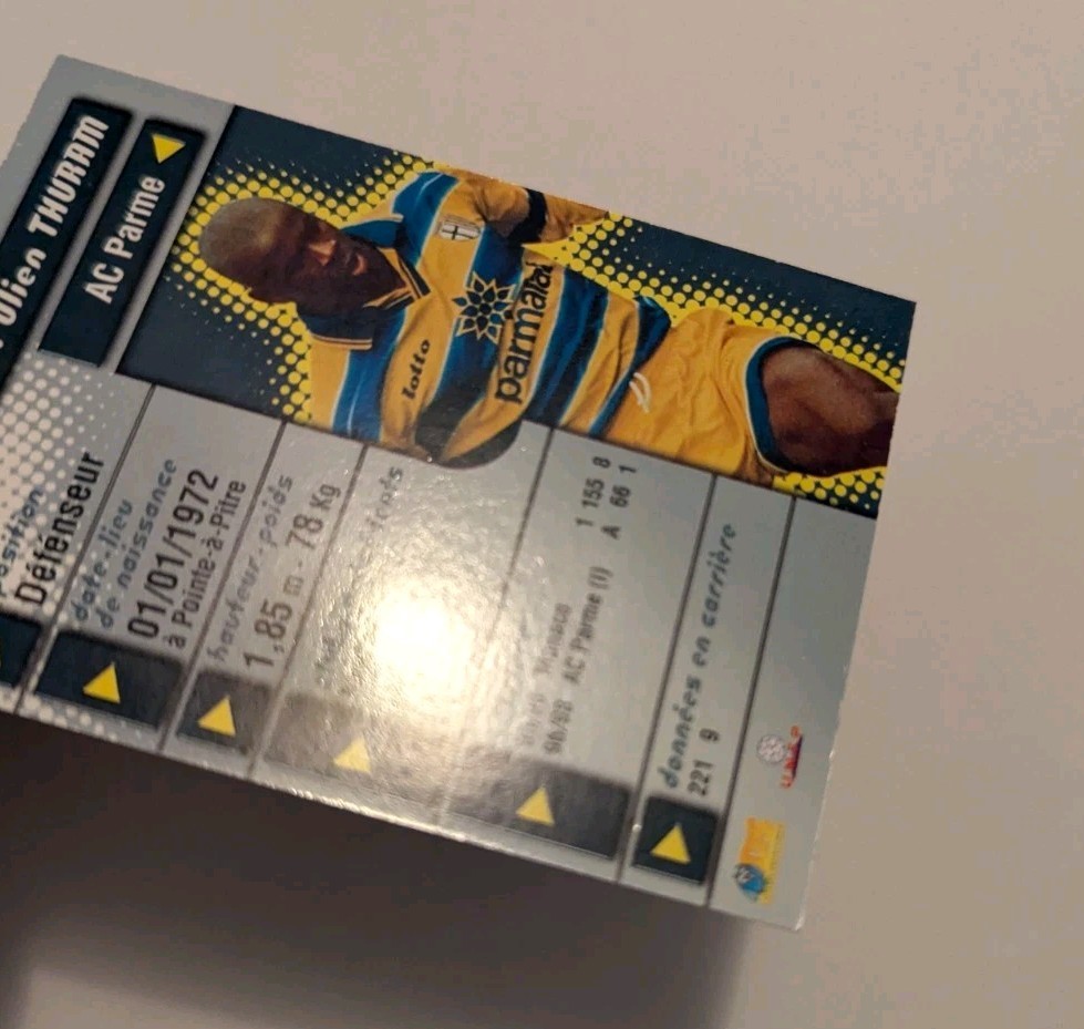 Lilian Thuram 1998-99 DS France Foot 99 #285 Gold Super ⭐ Not Panini Rare
