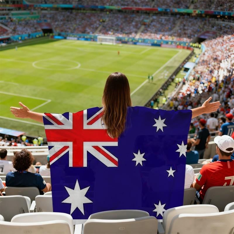 2026 FIFA World Cup fLAG Fan Cloak Flag Fans of Various Countries Cheering Team
